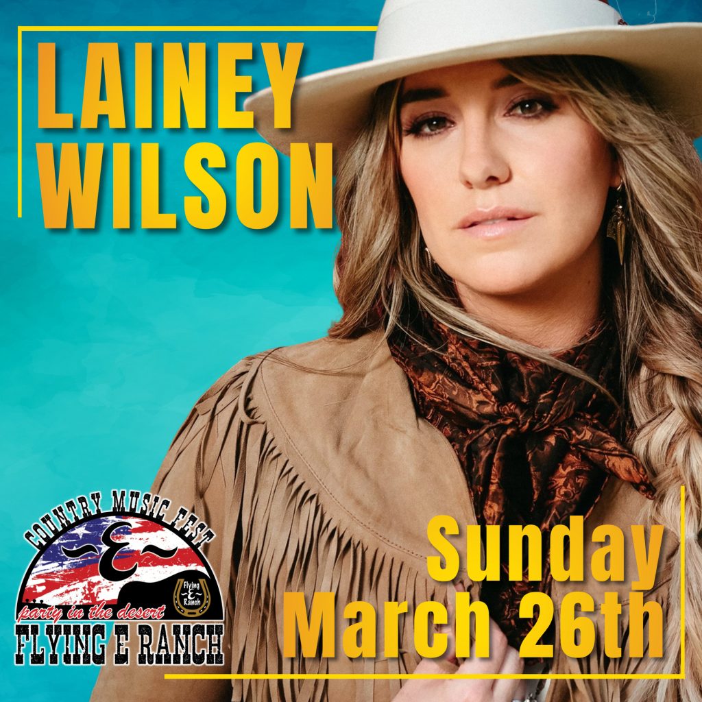 Lainey Wilson - Sunday, March 26th